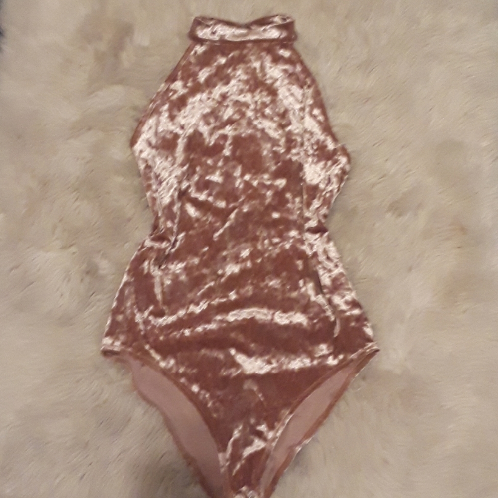 Velvet bodysuit